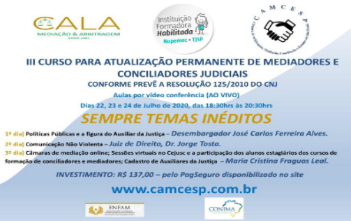 A CAMCESP – Câmara de Arbitragem, Mediação, Conciliação e Estudos de São Paulo